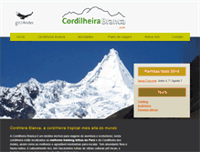Tablet Screenshot of cordilheirabranca.com